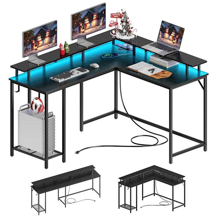 L shaped gaming desk